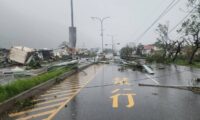 【写真特集】　日本にも到来か　台風21号　台湾の被害状況