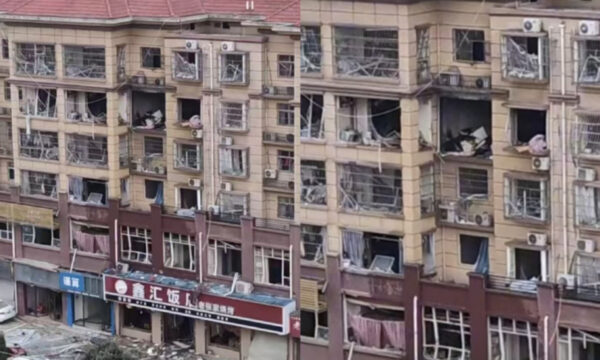 中国の集合住宅で爆発　「ガス爆発」？【動画あり】